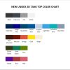 tank top color chart - Sailor Moon AU Store