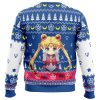 Chibi Usagi Tsukino Sailor Moon Ugly Christmas Sweater BACK mockup - Sailor Moon AU Store