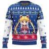 Chibi Usagi Tsukino Sailor Moon Ugly Christmas Sweater FRONT mockup - Sailor Moon AU Store