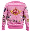 Merry Senshi Sailor Moon PC Ugly Christmas Sweater back mockup - Sailor Moon AU Store