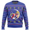 Sitting on Moon SM Ugly Christmas Sweater FRONT mockup - Sailor Moon AU Store