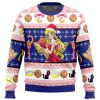Usagi Tsukino Sailor Moon Ugly Christmas Sweater FRONT mockup - Sailor Moon AU Store