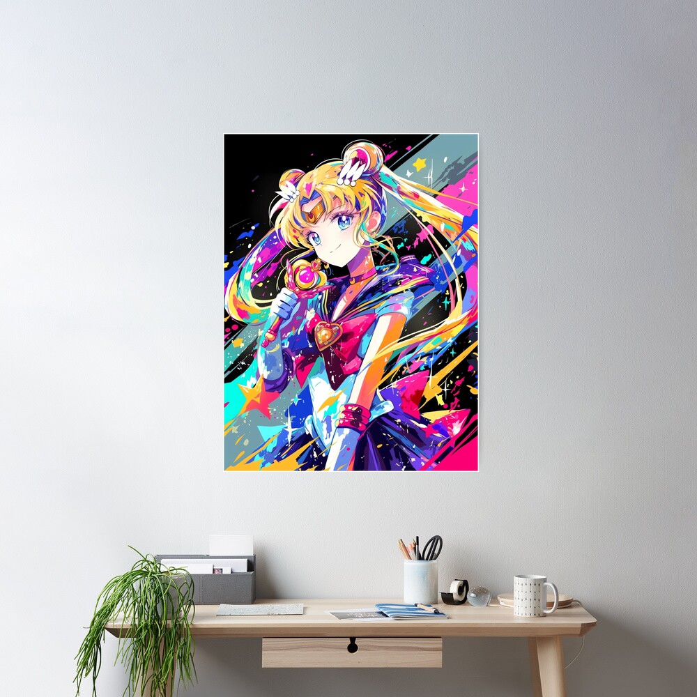 Moonlight Power Sailor Moon In Her Element Poster - Image 2