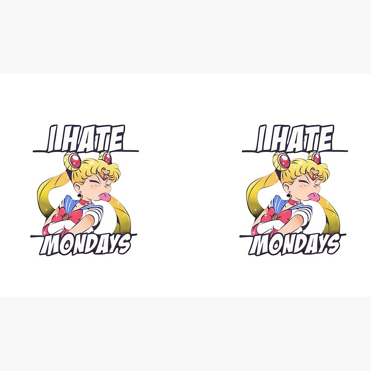 Sailor Moon I Hate Mondays Mug - Image 2