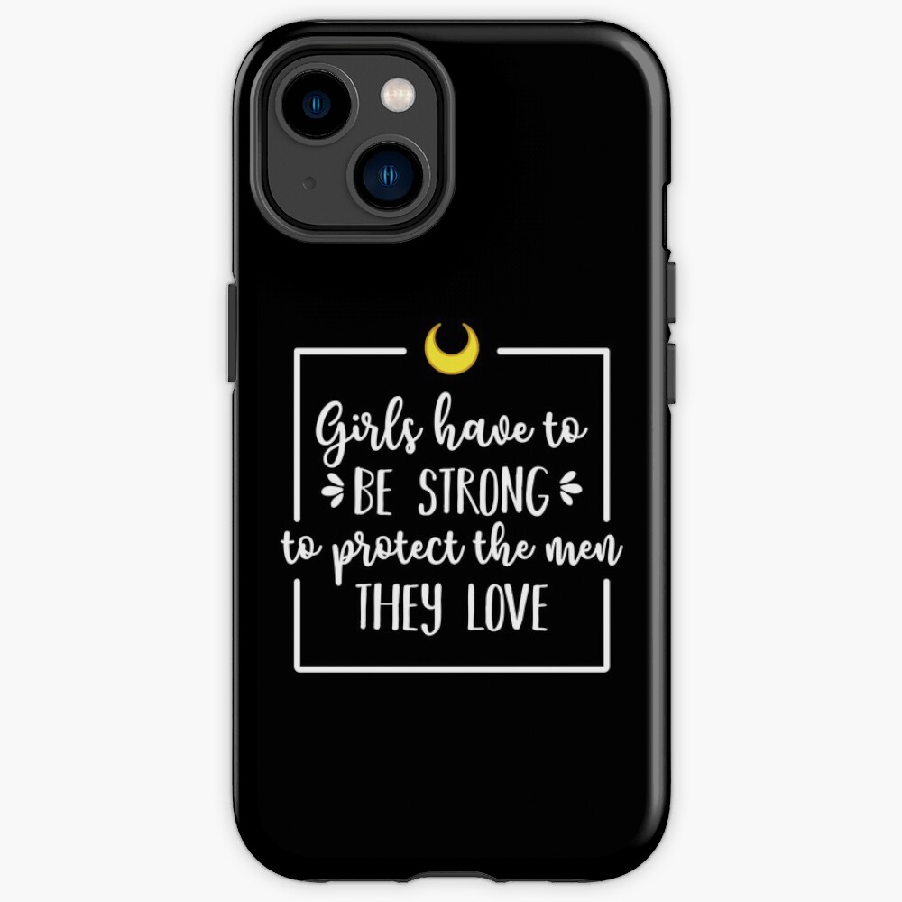 Sailor Moon Quote Black Iphone Case