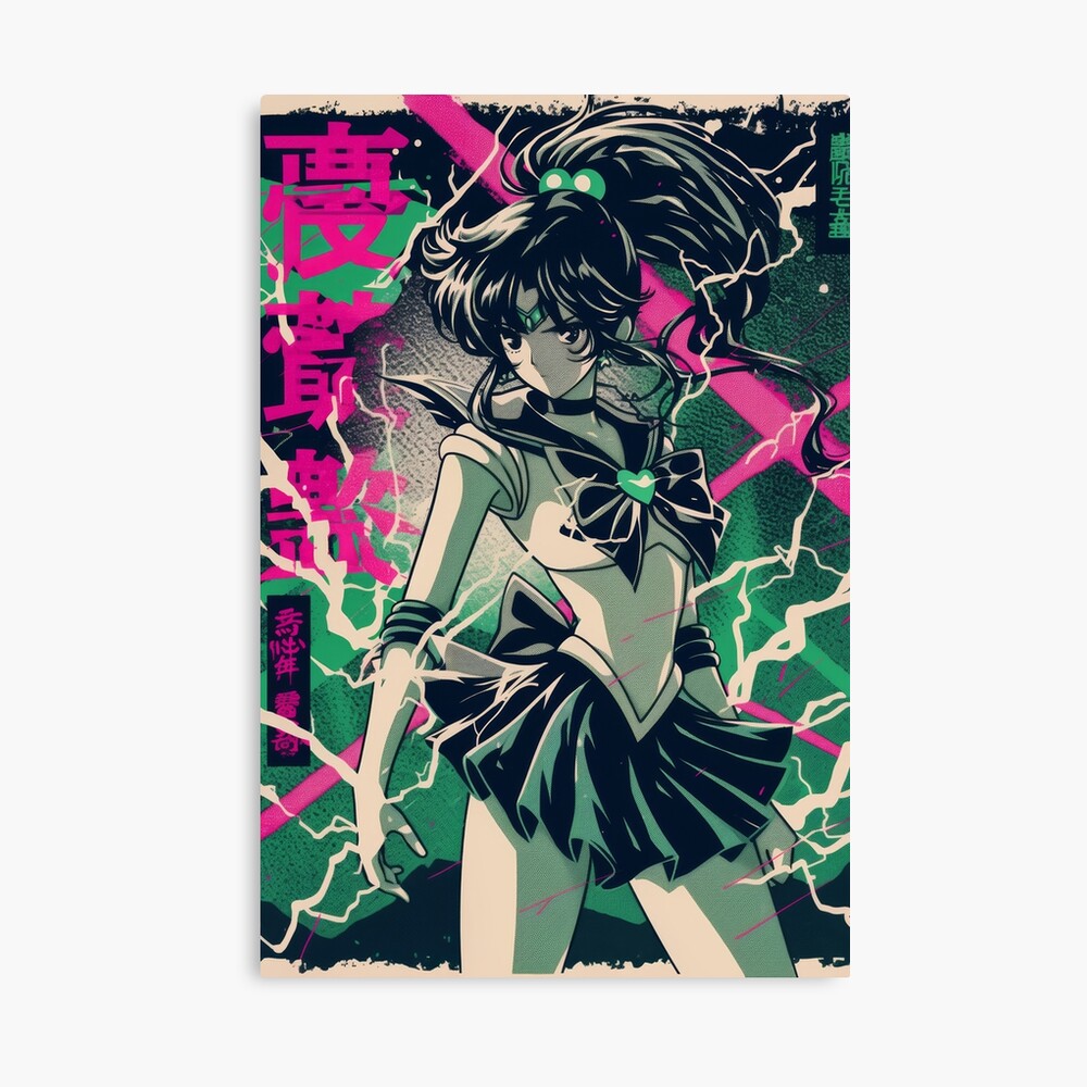 Sailor Jupiter Electric Green Poster