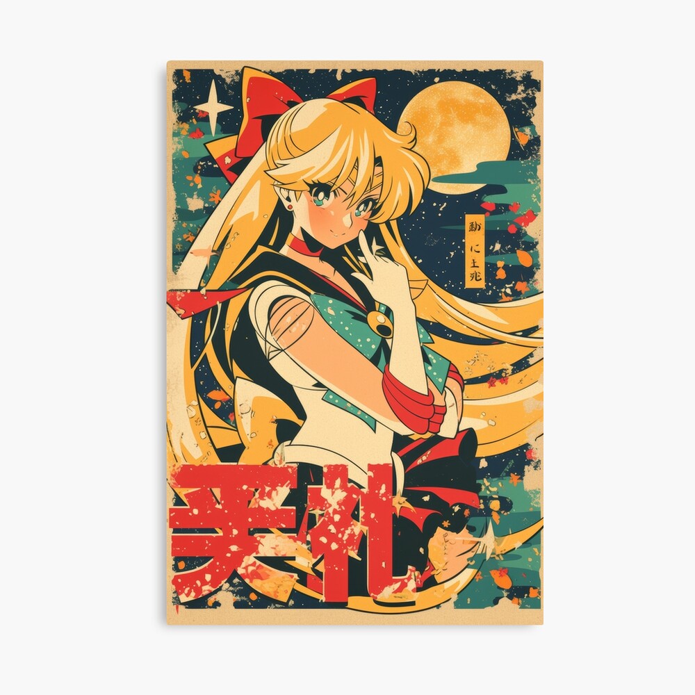Sailor Venus Vintage Poster Poster