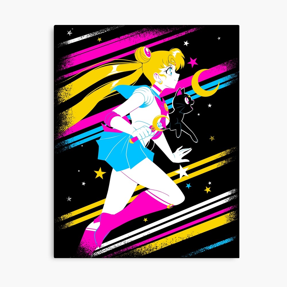 The Moon The Rabbit And The Cat Poster