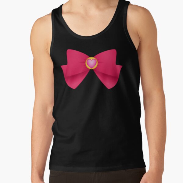Sailormoon Sailor Chibimoon Brooch Ribbon Tank Top - Image 2