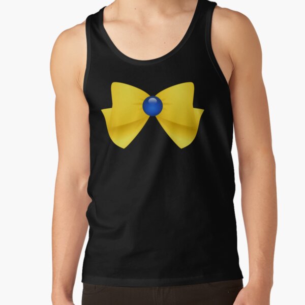 Sailormoon Sailor Uranus Brooch Ribbon Tank Top - Image 6