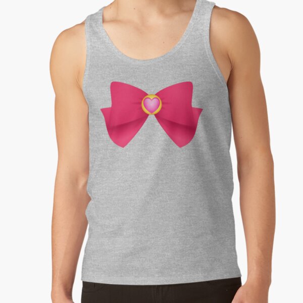 Sailormoon Sailor Chibimoon Brooch Ribbon Tank Top - Image 4