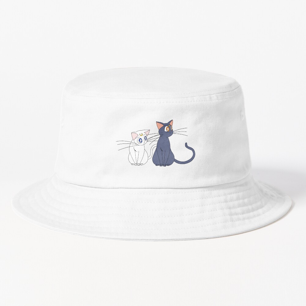 Sailor Moon Artemis And Luna Bucket Hat