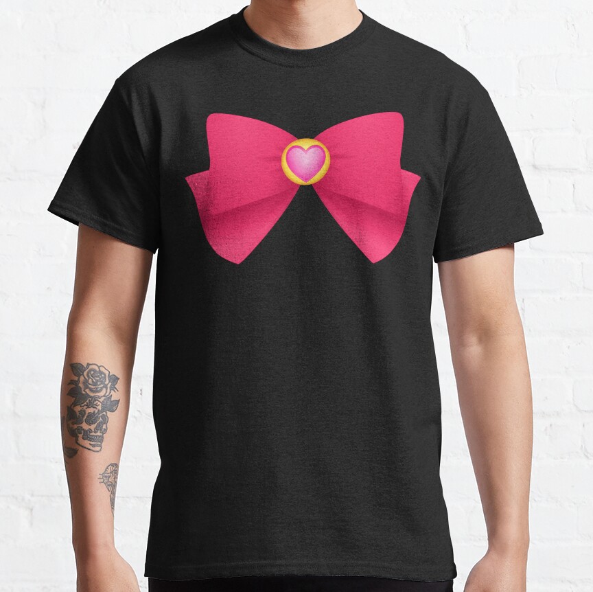 Sailormoon Sailor Chibimoon Brooch Ribbon T-Shirt - Image 5