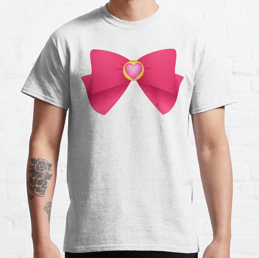 Sailormoon Sailor Chibimoon Brooch Ribbon T-Shirt