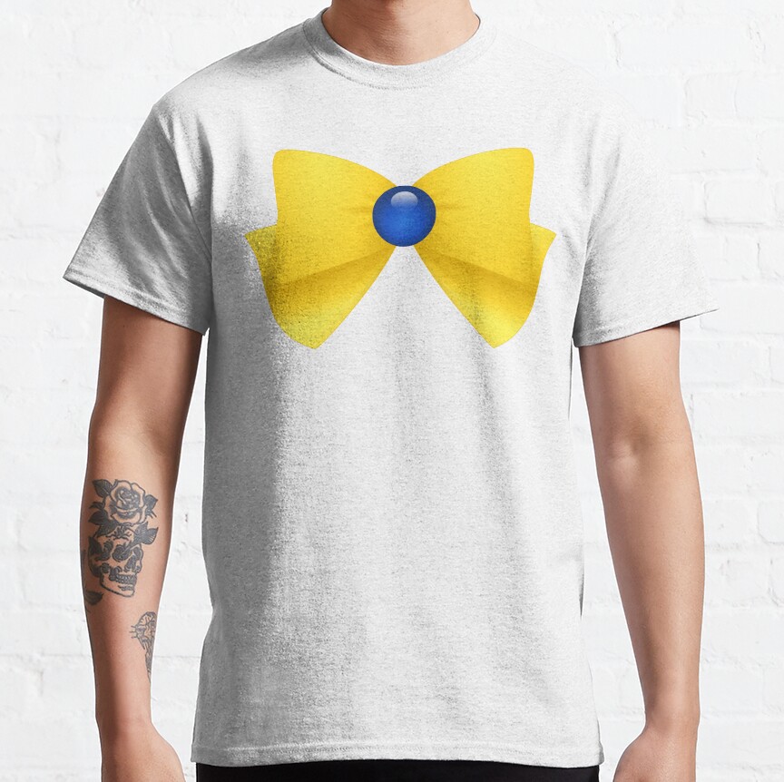 Sailormoon Sailor Uranus Brooch Ribbon T-Shirt