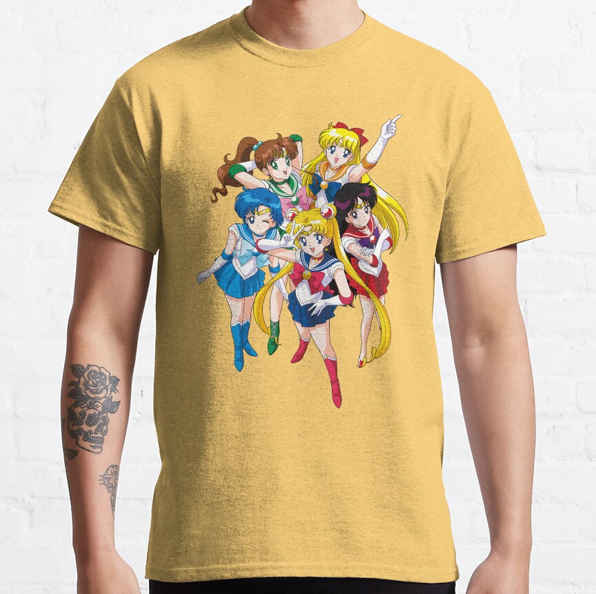 Sailor Warriors Pink T-Shirt - Image 6