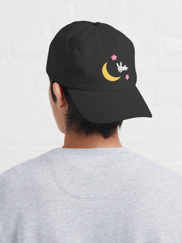 Cute Moon Bunny And Stars Cap - Image 3