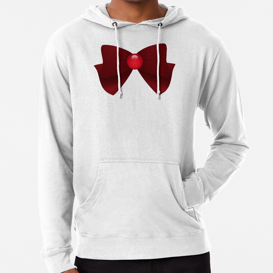 Sailormoon Sailor Pluto Brooch Ribbon Hoodie - Image 6