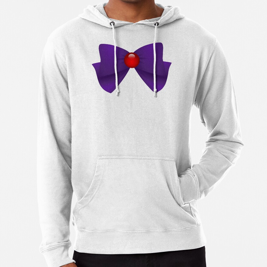 Sailormoon Sailor Mars Brooch Ribbon Hoodie - Image 2