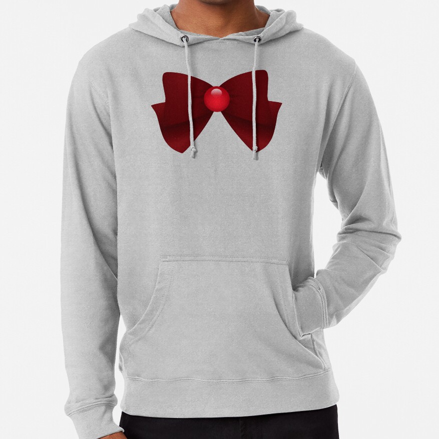 Sailormoon Sailor Pluto Brooch Ribbon Hoodie - Image 2