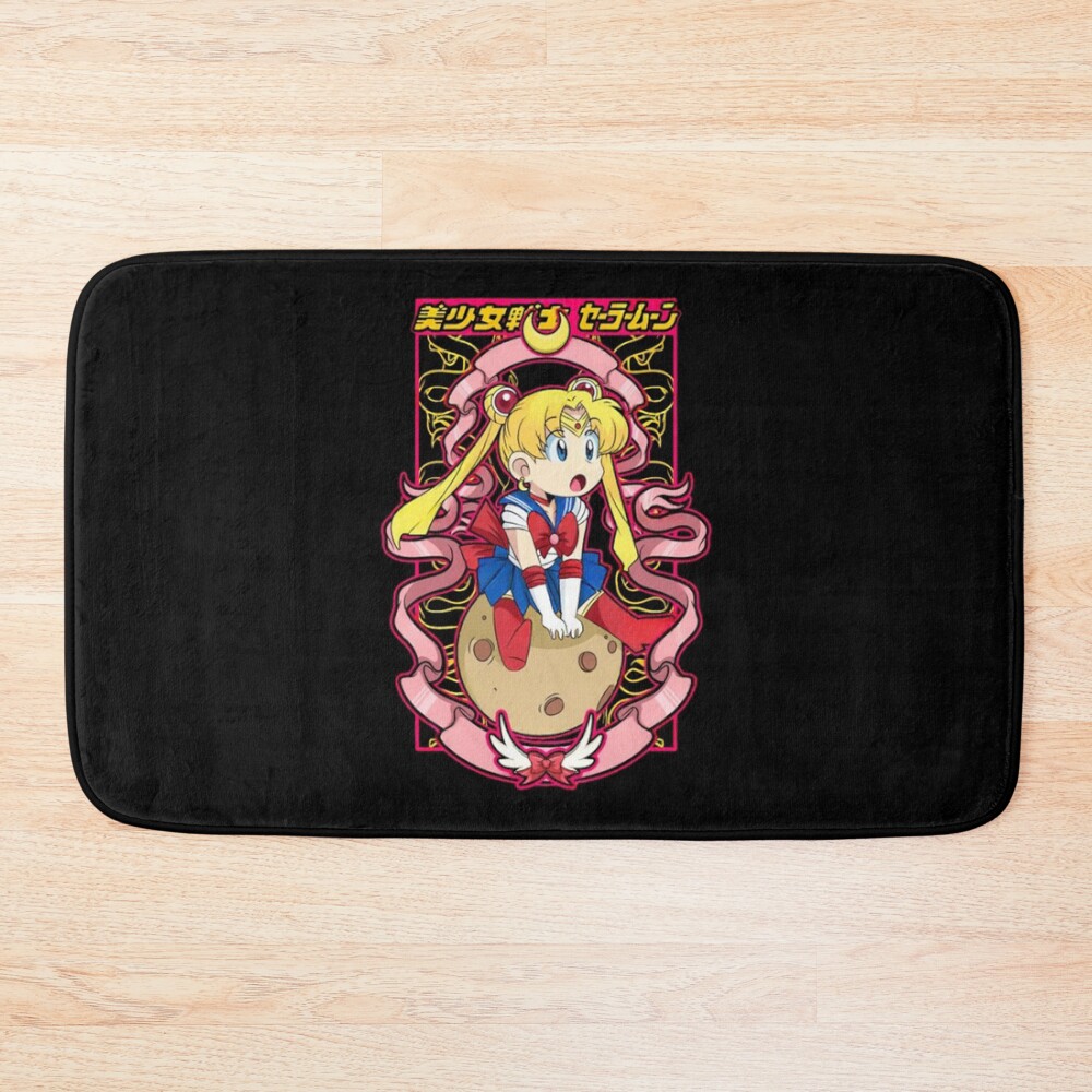 Chibi Magical Girl Bath Mat