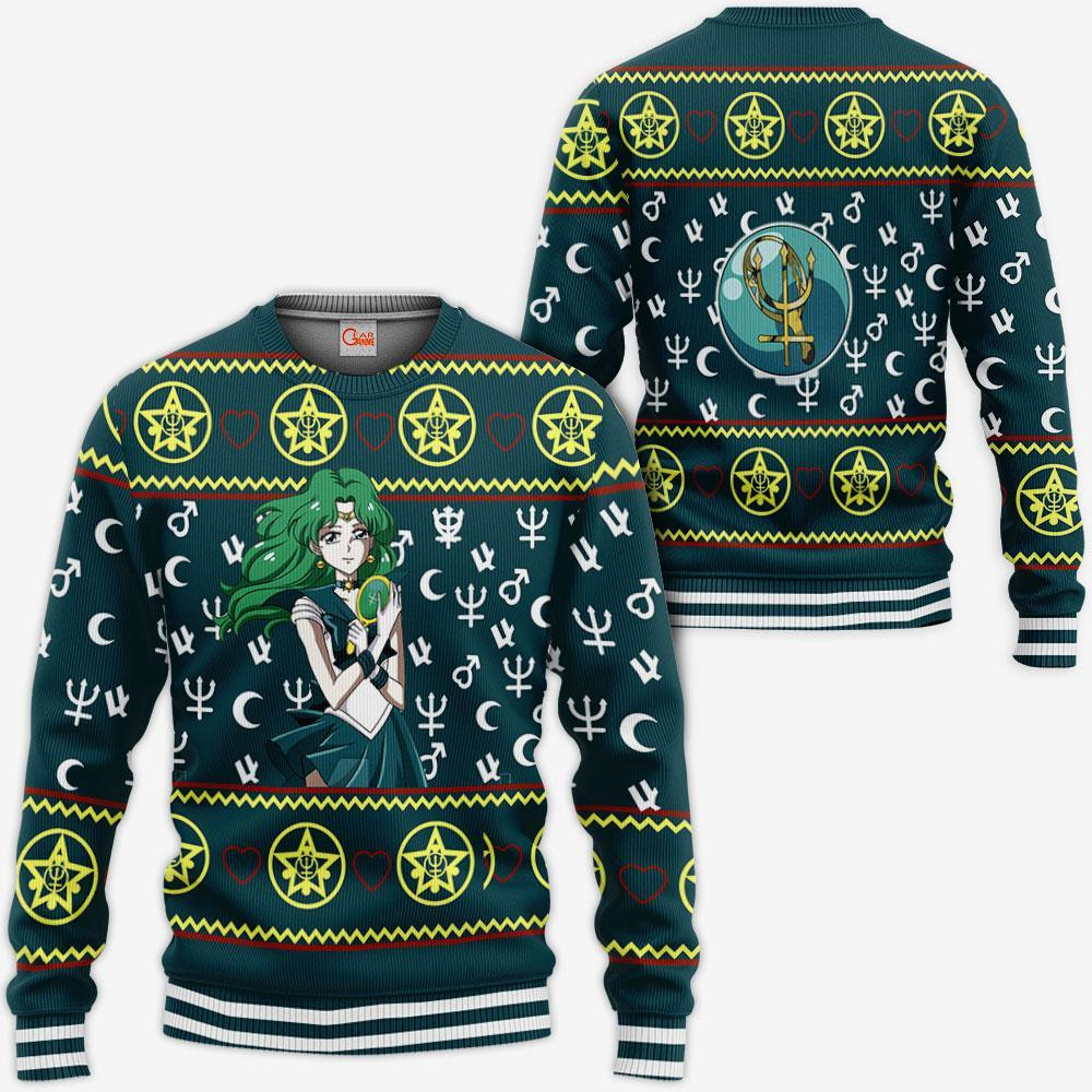 Sailor Neptune Ugly Christmas Sweater Sailor Moon